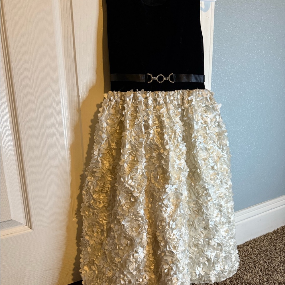 American Princess Black and White Floral Dress